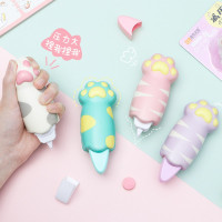 晨奇文具 CT-3601喵爪减压可爱少女心创意多功能小清新解压修正带