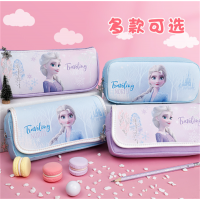 迪士尼儿童笔袋 小学生冰雪奇缘文具袋 大容量女可爱铅笔袋批发