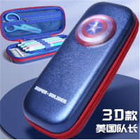 钢铁侠漫威3d文具盒笔袋大容量小学生铅笔盒创意立体EVA多功能笔盒