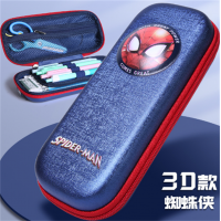 蜘蛛侠3d文具盒笔袋大容量小学生铅笔盒创意立体EVA多功能笔盒批发