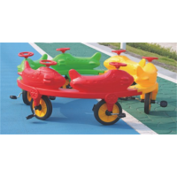 幼儿园室内外游乐设施塑料玩具系列飞机六座转车（拆装）