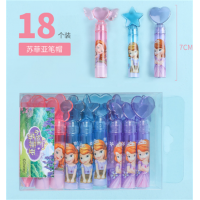 苏菲亚卡通动漫笔帽 小学生透明笔盖 儿童塑料铅笔保护帽批发