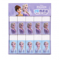 迪士尼儿童橡皮擦卡通2B橡皮檫字干净学生考试素描绘画专用橡皮