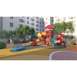 幼儿园大型户外游乐设施自然精灵系列滑梯 YST-23007图1