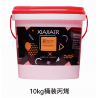 10kg桶装丙烯颜料防水不掉色初学者美术专用颜料