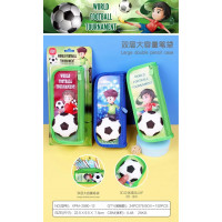 儿童新款流行初中铅笔盒网红高颜值简约可爱双层收纳包大容量笔袋小学生文具盒