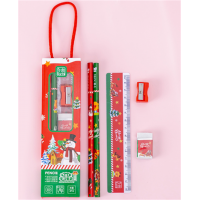 圣诞节礼物小学生文具套装五件套幼儿园儿童生日礼物五合一铅笔