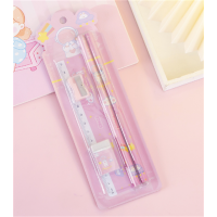 小学生儿童文具套装铅笔卷笔刀橡皮五件套高颜值学生文具