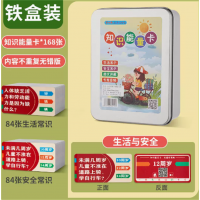 儿童答题卡成语接龙扑克牌益智常识玩具百科知识能量卡中小学生