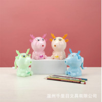 儿童卡通削笔器 小学生手摇削笔机削笔刀 自动进笔卷笔刀铅笔刨