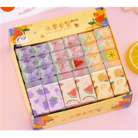 创意水果橡皮擦可爱小学生文具礼品儿童可切果冻夹心橡皮