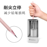 电动卷笔刀 源头厂家批发一体式插电自动省力削笔机器 8006