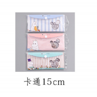 小河马系列动漫小学生数学文具尺子四件套文具用品高颜值