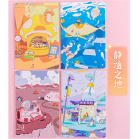 静谧之地32K本子批发卡通可爱A5软面抄小学生作业日记本