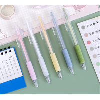 创意马卡龙按动中性笔学生书写黑色水笔办公签字笔文具礼品批发