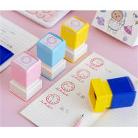 创意学生钟表学习印章教师教学时钟教具幼儿园儿童礼品奖励章
