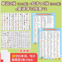 小学生启蒙英文单词儿童标签贴创意防水英语贴纸生活常用场景