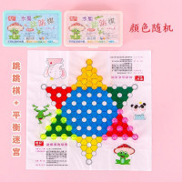新款益智棋水晶跳棋亲子互动益智玩具批发小朋友玩具