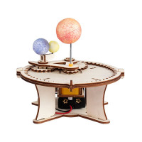 科技制作小发明太阳系行星日地月三球仪模型科学实验材料学生玩具