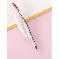 新款创意圆珠笔学生搞怪个性文具黑色书写笔 仿真小鸟造型