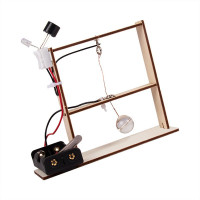 震动感应器176益智木质拼图海陆空套装diy科技小制作军事拼装玩具