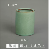 陶瓷笔洗笔筒砚台仿古水盂墨碟墨汁文房四宝书法用品套装多功能墨池
