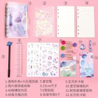 星空笔记本小学生儿童日记本记事本计划本文具套装活页笔记本批发
