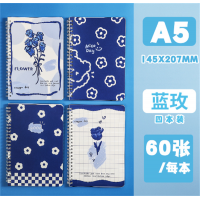 蓝玫系列卡通A5笔记本线圈本中小学生儿童日记本记事本高颜值本子书写本