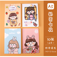 奶茶女孩系列动漫卡通车线本A5小本子儿童小学生记事本笔记本