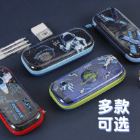透明EVA文具盒卡通太空3D立体铅笔盒多功能大容量男生笔盒