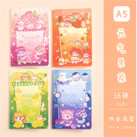 元气果茶系列卡通A5车线本学生课堂笔记本36张记事本学生文具本子