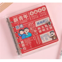 高颜值卡扣活页手帐批发可爱少女心可拆卸笔记事学习文具手账本批发