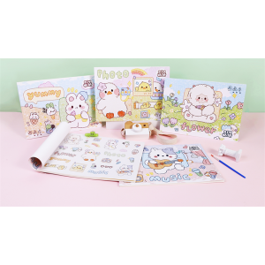 a4儿童画画本图画本幼儿园涂色小学生用画图本一年级空白美术绘画