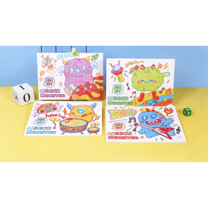 儿童幼儿园涂色小学生卡通可爱创意精致用画图本美术绘画用品