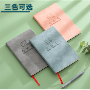 带索引绳笔记本加厚皮面理财记事本开支明细a5记账本