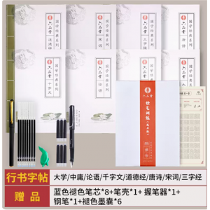 初学者行楷字贴行书钢笔控笔训练字帖成人练字神器速成手写大学生