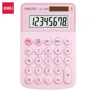 得力便携型计算器学生用办公小号计算机