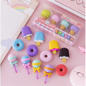 创意仿真橡皮擦套装 儿童礼物小奖品幼儿园文具用品橡皮批发