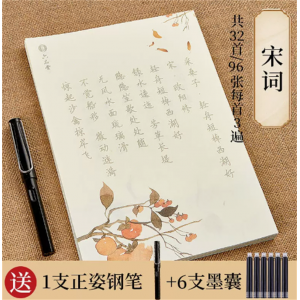 古诗词练字帖楷书字帖练字成年男硬笔书法练字本钢笔临摹文言文练习