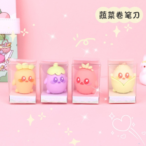 卡通蔬菜宝宝卷笔刀创意手动硅胶铅笔刀学生迷你可爱