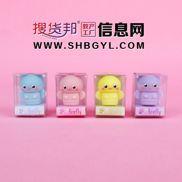 萤火虫硅胶卷笔刀可爱学生文具削笔刀手持PVC铅笔刀图2