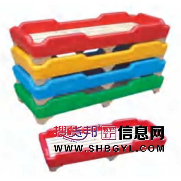 幼儿园室内外游乐设施儿童塑料床系列幼儿吹塑床图1