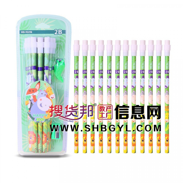 2B铅笔套装小学生学习可爱卡通幼儿园铅笔图1