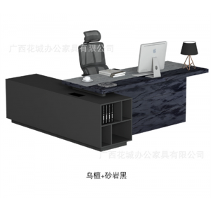 老板桌简约现代大班台总裁经理桌主管单人行政办公桌椅组合