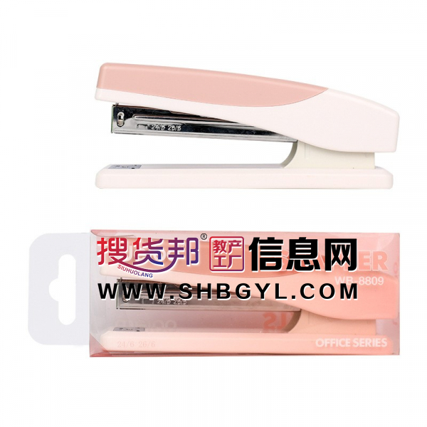 新款订书机装订起订两用型不锈钢材质省力多功能订书机图1