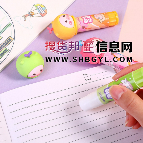 学生卡通固体胶高粘度手工小猪创意儿童diy高粘PVA固体胶用品图4