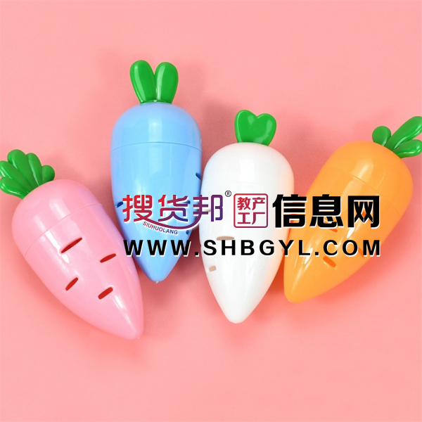 牙刷+萝卜卷笔刀套装炜搏文具厂家直销学生党必备图4