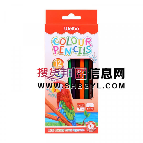 幼儿园学生儿童12色彩铅笔套装原木无毒绘画工具图2