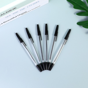 圆珠笔0.7mm塑料油笔子弹头原子笔办公用品