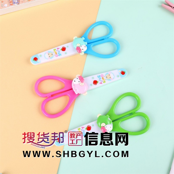 新款创意剪刀批发商卡通可爱小动物多色学生图3